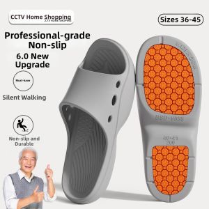 FEIZHUXIANSEN | Anti-Slip Anti-Fall Elderly Bathhouse Home Anti-Odor Slippers