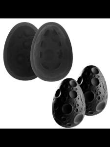 3D Mặt Trăng Trứng Mousse Khuôn Làm Bánh Silicon Thân Thiện Với Môi Trường Hình Quả Trứng Chocolate Món Tráng Miệng Bánh Ngọt Pháp Khuôn Nướng Bánh