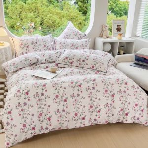 New A-Class 100% Pure Cotton Maternity Grade Bedding Set Four-Piece Suite Bed Sheet Cover Duvet Protector Dust Cover Bed Canopy