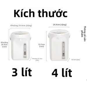 Panasonic | Nồi Đun Nước Điều Khiển Nhiệt Độ Thông Minh 4L