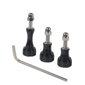 Aluminum Alloy M5 Thumb Knob Bolt Screw with Wrench for GoPro Hero 13 12 11 10 9 Yi 4K Sjcam Action Camera Tripod Mount Adapter
