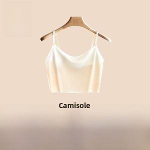 miiow | Ultra-Thin Ice-Silk Strap Vest Womens Summer Seamless Base Layer Top Anti-Light Walking Anti-See-Through Inner Lining