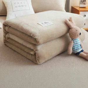 Coral Fleece Blanket for Napping Student Sofa and Office