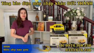 Máy rửa xe KASUMI JAPAN. máy xịt rửa xe. Công suất 3500W.