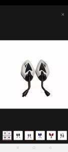 Kaca Spion Model TERANO Universal Motor Beat Mio Vario Jupiter Vixion Nmax PCX Dll( Harga Sepasang )