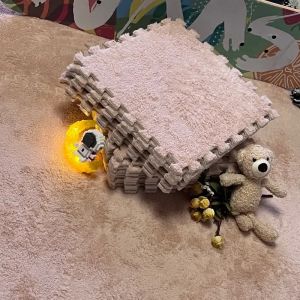 Thảm Ghép Hình Cho Bé Tập Bò Chất Liệu Xốp EVA Thảm Lông Mềm Mại Đệm Sàn Phòng Ngủ Chống Ngã Cho Bé Từ 0-16 Tuổi Dùng Được Cho Cả Bé Trai Và Bé Gái