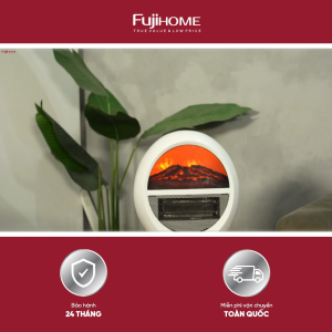 Quạt sưởi Fujihome FH09 – Thiết kế nhỏ gọn ấm nhanh tiết kiệm điện - Bảo hành điện tử toàn quốc
