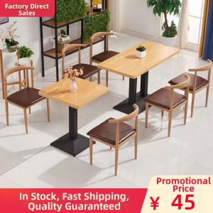 Fast Food Restaurant Dining Table and Chair Commercial