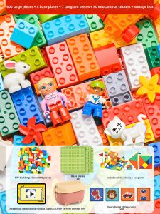 DINGDINGYIQU | Educational Building Blocks Toy for 3-6 Year Olds