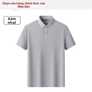 MiiOW | Áo Polo Tay Ngắn Lụa Mát Chống Tia UV Thoáng Khí