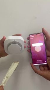 Tuya WiFi Smoke Detector 90dB Sound Alarm App Push Notifications Sensor For Home Industrial Hotel Security