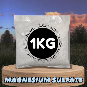 MAGNESIUM SULFATE Garam Epsom Salt 1KG Mikronutrien magnesium&Sulfur Daun Hijau Sihat Pembunuh Kutu daun pH Tanah Neutral Penghalang Perosak