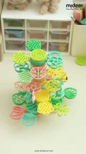 Đồ chơi cân bằng xếp hình khối hình hoa lá Mideer Educational Balance Blocks- Strack a Tree