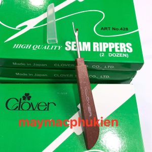 Set 2 cây tháo gỡ chỉ rạch khuy quần áo loại tốt của Nhật cán giả gỗ và dài dễ cầm khi sử dụng