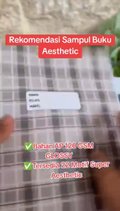 PAKET SAMPUL BUKU AESTETIK 2 in 1
