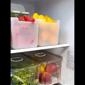 Food Refrigerator Side Door Organizer  Transparent Freshness-Keeping Storage Containers - Paez official