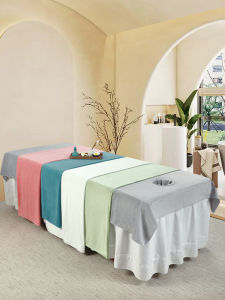Luxury Beauty Salon Bedding Set Polyester Fabric Four Seasons Universal Hair Washing Massage High Quality Standard Non-Disposable