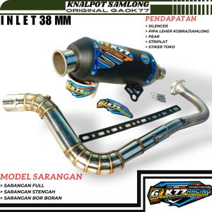 Knalpot Samlong Beat Vario Scoopy Genio Mio Vario160 Pcx Nmax Aerox dll original Gaok77