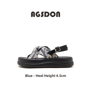 Agsdon | Beachwear Summer Sandals Thick Sole