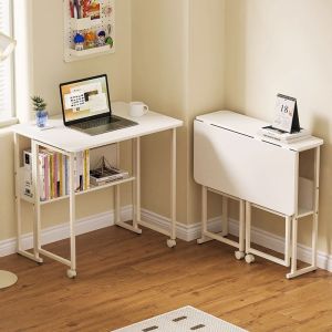 Foldable Mobile Space-Saving Study Desk