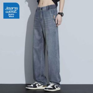 Jeanswest | Quần Jeans Tencel Nam Ống Suông Rộng Mỏng