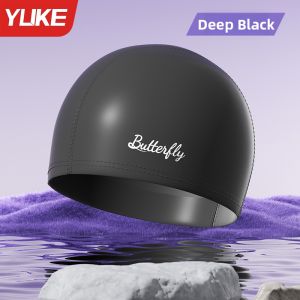 YUKE | Waterproof Ear Protection Long Hair Swim Cap