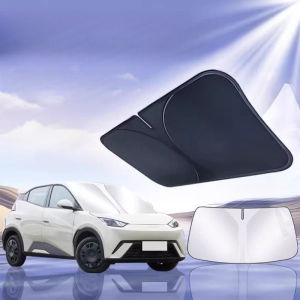 For BYD Ddolphin Surf 2025 Foldable Windshield Sun Shade Blocks Ray Reflector Window Visor Shield Cover With Gift Accessories