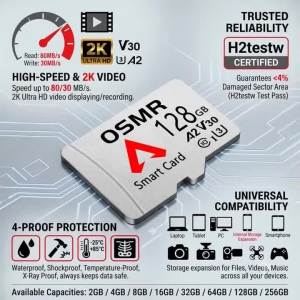 High Speed Class 10 Micro TF SD Card U3 Flash Memory Card 2GB-256GB Large Capacity Storage Card For Phone Car DVR Security Camer