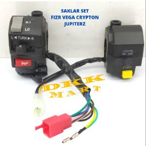 SAKLAR HOLDER SATU SET KIRI KANAN MOTOR YAMAHA JUPITER VEGA LAMA F1ZR FIZR CRYPTON CARBON FORGET WARNA