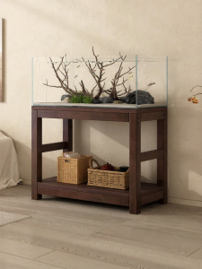Heavy Duty Aquarium Stand Wooden Living Room Shelf
