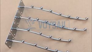 High Load 5 To 7balls Metal Wall Mount Hanger Hook With Screwdr For Merchandise Display