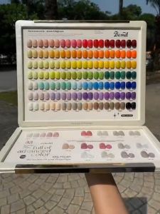 Ready Stock 88 Colors 15ML Japanese Ice Transparent Summer Nude Color Seriesb Nail Polish Gel UV LED 美甲店专用春夏流行冰透裸色显白胶