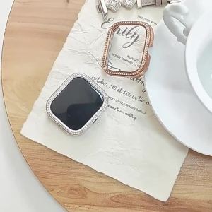 HOT Hollow Out Single Row Diamond Case for Redmi Watch 6 Diamond Crystal Bumper Protector Shell for Redmi Watch6 Accessorie