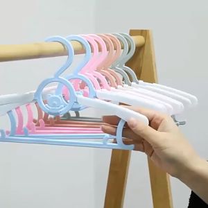 5Pcs Extendable Baby Nursery Closet Hanger Space Saving Kids Clothes Hanger Children Coat Hanger