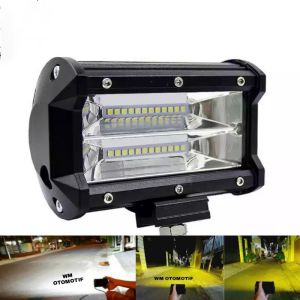 LAMPU TEMBAK 24 MATA 2 SUSUN SOROT FOKUS 1 WARNA 72 WATT 12 VOLT DC CREE WORK LIGHT