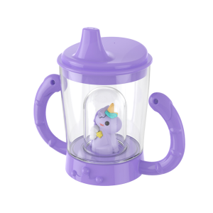 150ml childrens water cup with a cute pattern in the middle pp material with handle a variety of options party gift