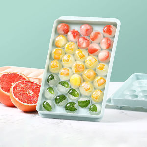 ถาดน้ำแข็ง แม่พิมพ์ น้ำแข็ง พิมพ์ลูกแก้ว ทำวุ้น บล็อก ฝาปิด พิมพ์น้ำแข็ง ที่ทำน้ำแข็งก้อนกลม ถาดน้ำแข็ง แม่พิมพ์