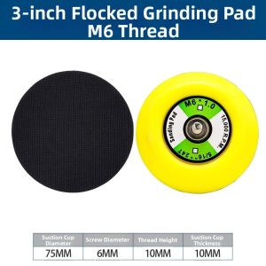 ULEMA | Pneumatic Adhesive Polishing Pad Six Holes Sandpaper Plate