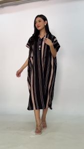 Dress Jumbo Salur Kancing Viral 2024 / Daster Nyaman Bumil Busui Friendly / Daster Nyaman Premium Premium
