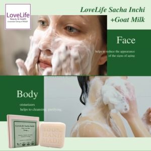 *BUY 1 FREE 1 RANDOM FLAVOR*LoveLife Sacha Inchi Honey Milk Soap 50g