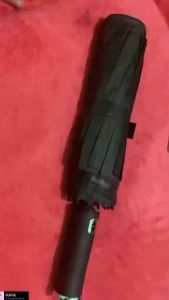 10-Rib Automatic Minimalist Umbrella with Built-In Flashlight - Available in 5 Vibrant Colors