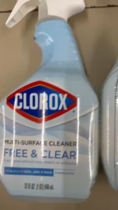 คลอรอกทำความสะอาดพื้นผิวต่างๆอเนกประสงค์946ml Multi surface cleanser สูตรปลอดภัยสำหรับสัตว์ และเด็ก