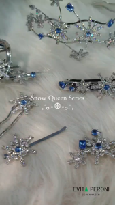 EVITA PERONI | Snow White Crystal Bobby Pin | Female Hair Pin | High Quality Hair Pin
