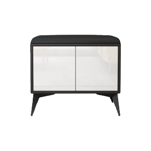 ENLUOLIJIA | Entry Shoe-changing Bench with Storage and Cushioned Seat