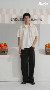 New Arrivals | Áo sơ mi nam tay ngắn JBAGY vải Kaki Cotton form rộng Relax 2025 Collection - JS2502