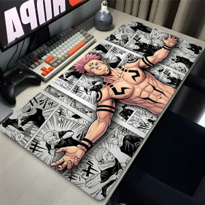 Bandai | Mousepad Cool Anime Jujutsu Kaisen Gamer Laptop Keyboard Mat Computer Cabinet Desk Mat Available Sizes Large Gaming Mouse Pad