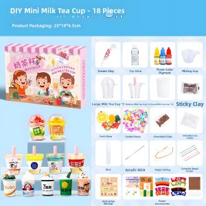 YUXI | DIY Mini Bubble Tea Cup Toy 6 Years and Up