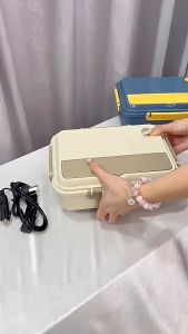 Electric Heating Lunch Box for Office Workers - Thermal Insulation Water-Free Car and Canteen Use - Tableware