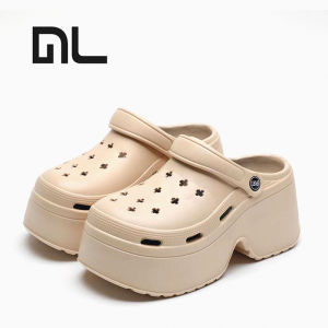 Ultra High Heels 8cm Wedding Shoes Thick Bottom Sandals Womens Summer Outdoor New Anti-Slip Beach Cool Slippers Hollow out