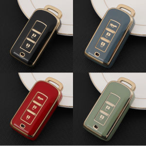2/3buttons Mitsubishi car remote key case for xpander pajero Triton mirage attrage keychain